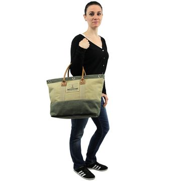 Antonio Umhängetasche Antonio Beach Bag - Saint-Tropez Green Olive Medium Saint-Tropez beige (1-tlg)