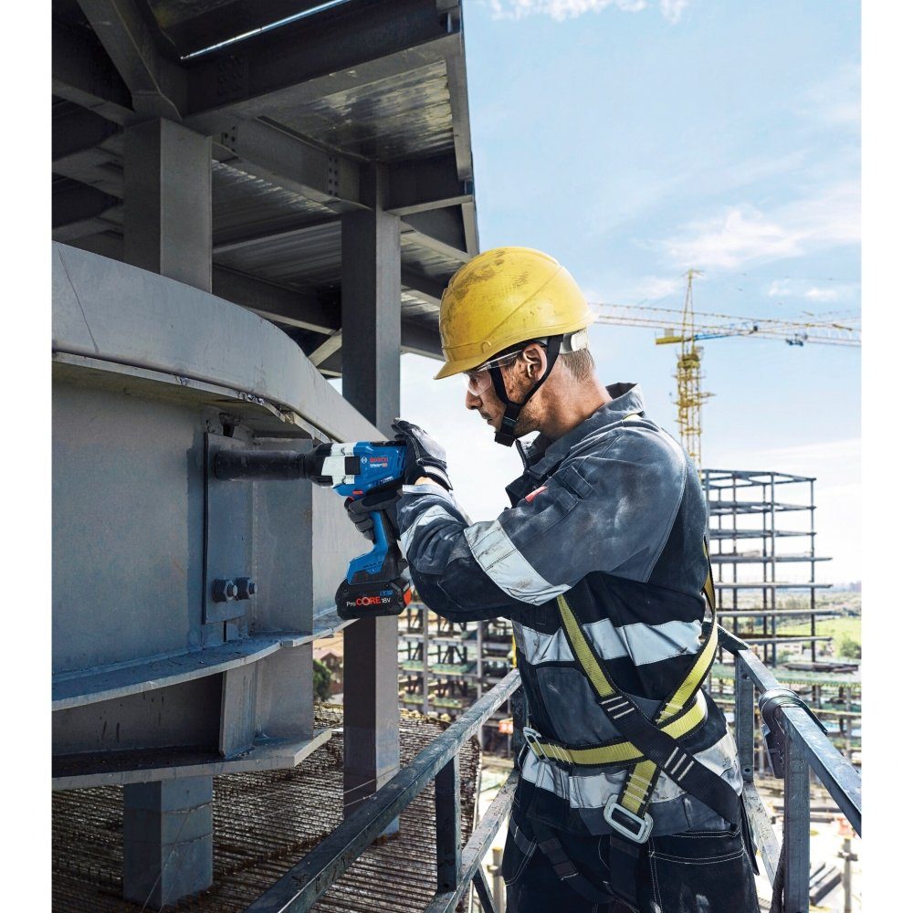 BOSCH Akku-Drehschlagschrauber BITURBO GDS 18V-1000 Professional Akku-Drehschlagschrauber blau