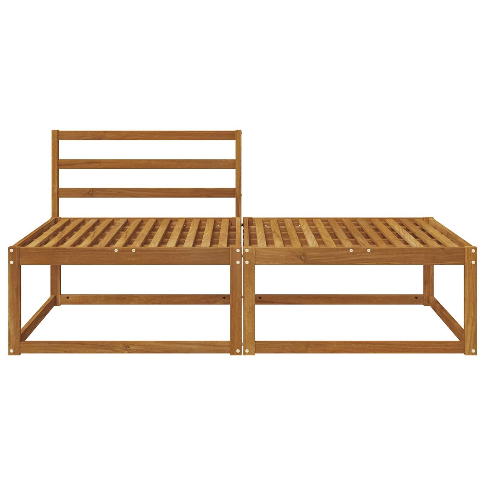 vidaXL Sofaelement Sectional Sofa Einheiten 2 Stück Natur (2 St)