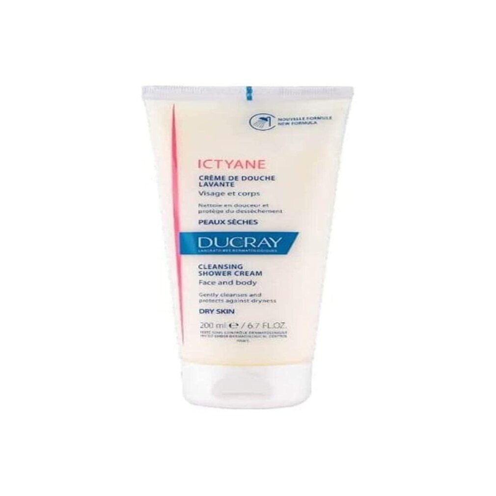 Ducray Körperpflegemittel Ictyane Cream De Douche Lavante Dry Skin 200ml