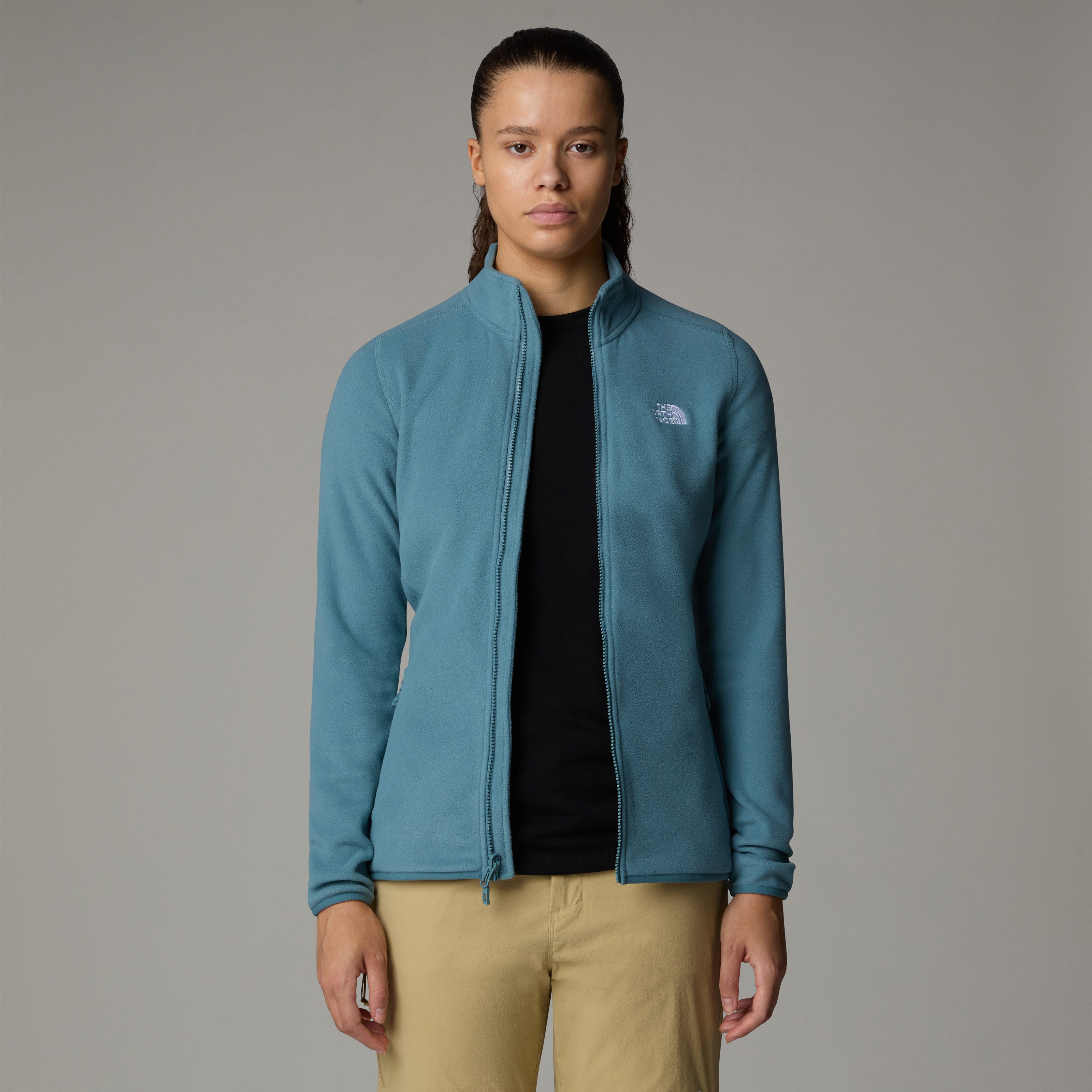 The North Face Fleecejacke "W 100 GLACIER FZ - EU", (1 St.), mit Logosticke günstig online kaufen