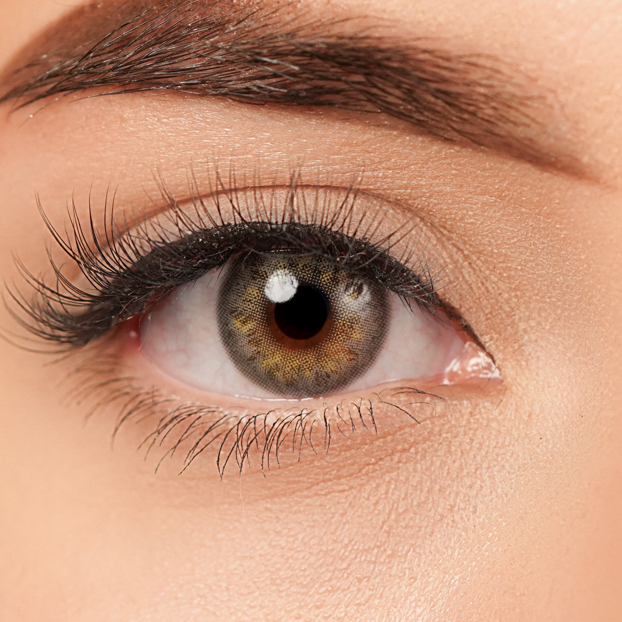 Charmiga Monatslinsen Farbige Kontaktlinsen Grau, Farblinsen, Beauty, Cute Gray, Farbige Kontaktlinsen