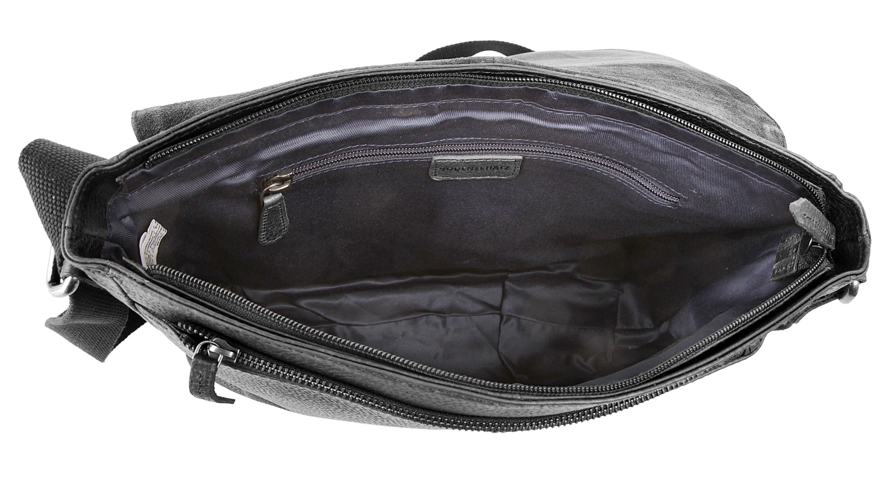 BODENSCHATZ Messenger Bag (1-tlg), echt Leder