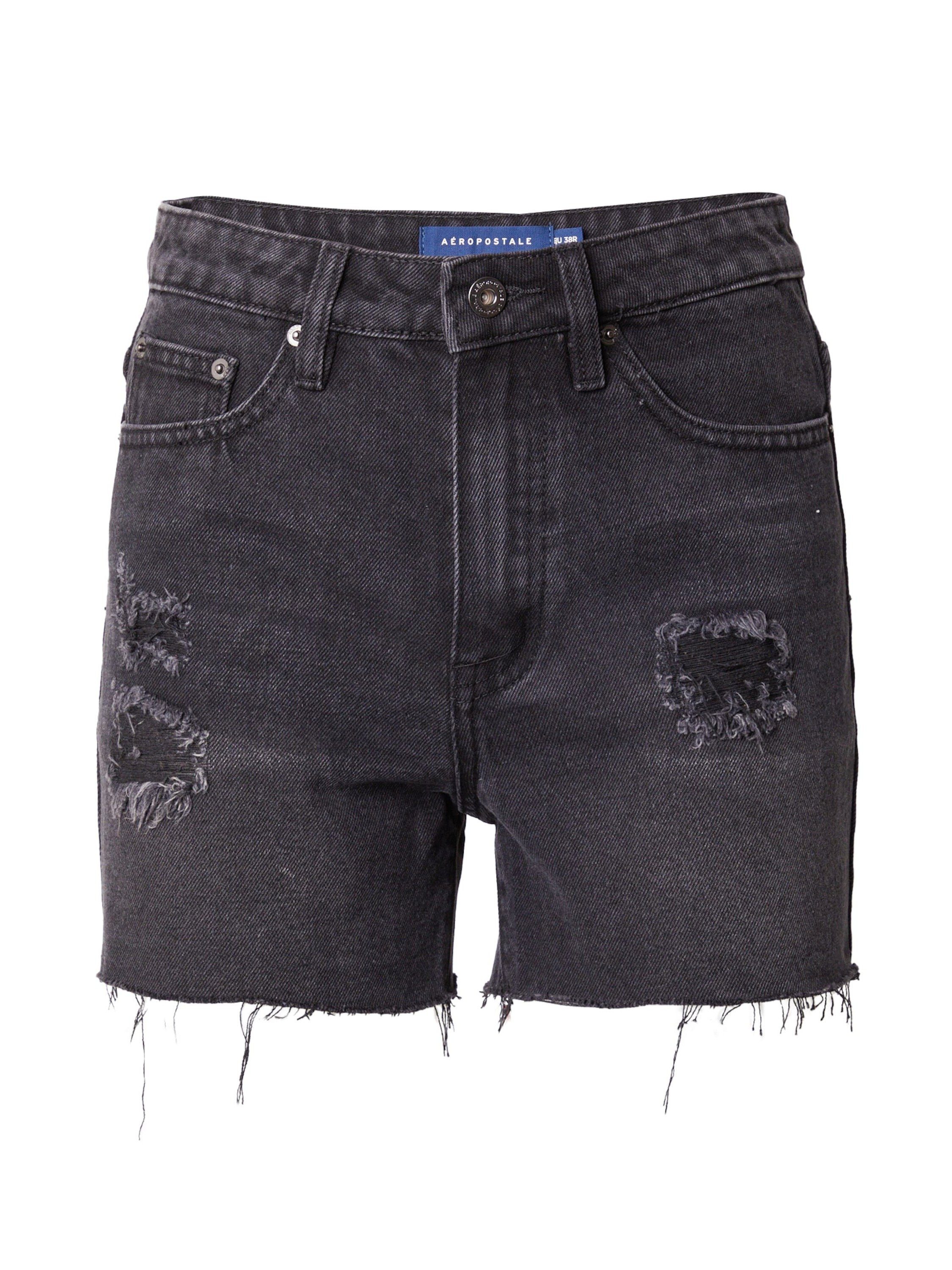 AÈROPOSTALE Jeansshorts OTHER (1-tlg) Fransen