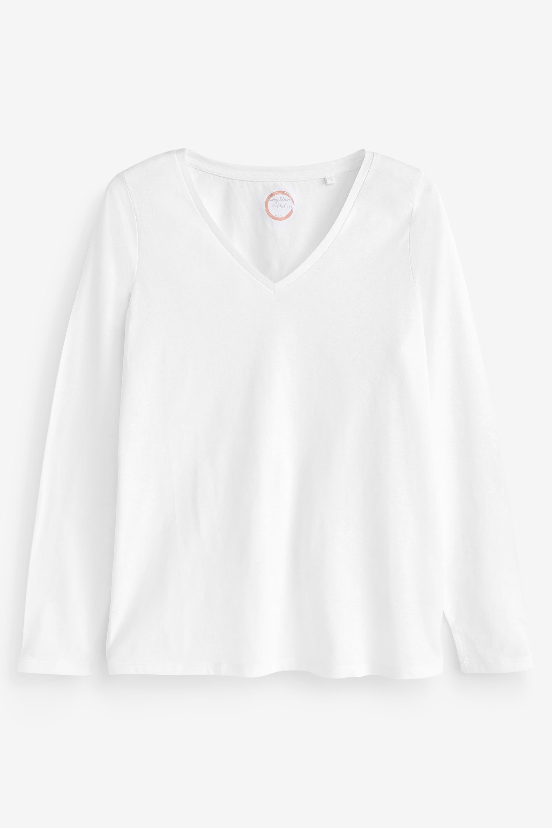 Next Langarmshirt Langärmeliges Top mit V-Ausschnitt (1-tlg)