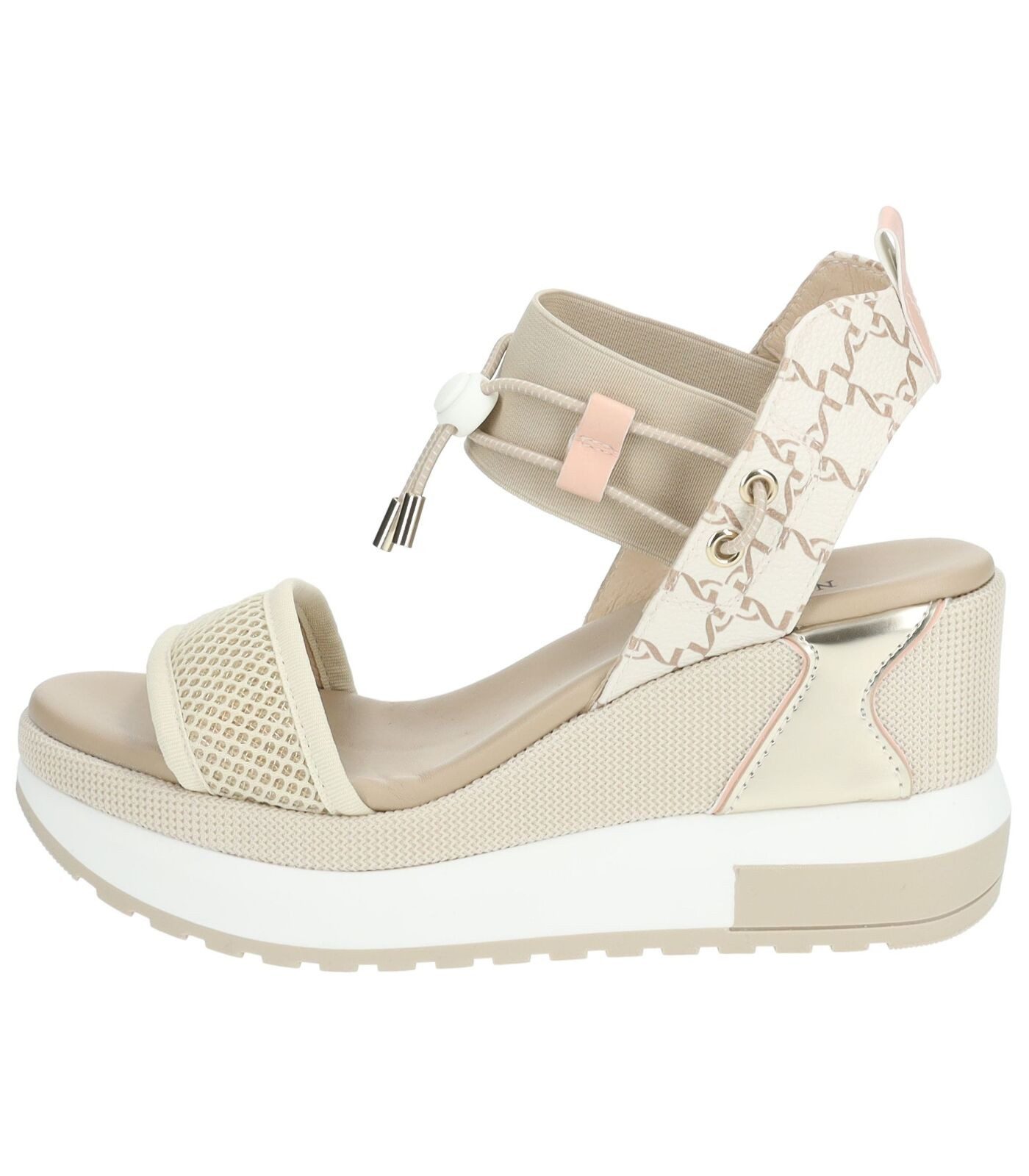 Nero Giardini Sandalen Lederimitat/Textil Keilsandalette günstig online kaufen