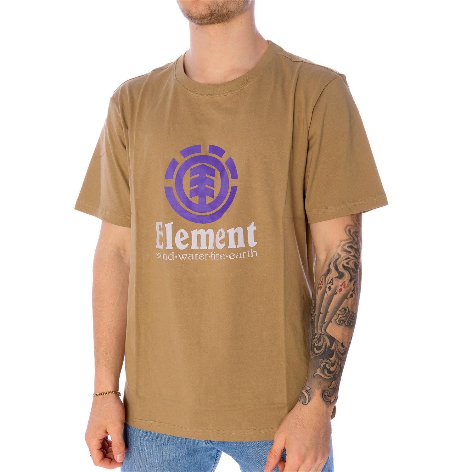 Element T-Shirt T-Shirt Element Vertical (1-tlg) großes "Element" Logo-Print auf der Vorderseite