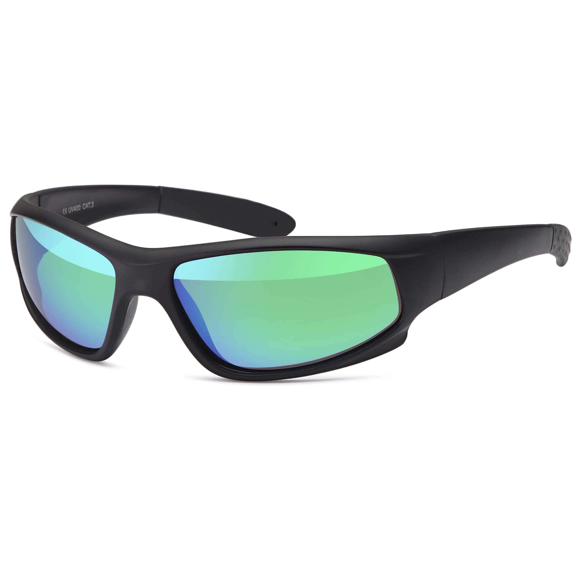 Linsen Sonnenbrille Sonnenbrille Rad Grün Sport Polarisiert Brille (1-St) Biker Eyewear mit polarisierten BEZLIT