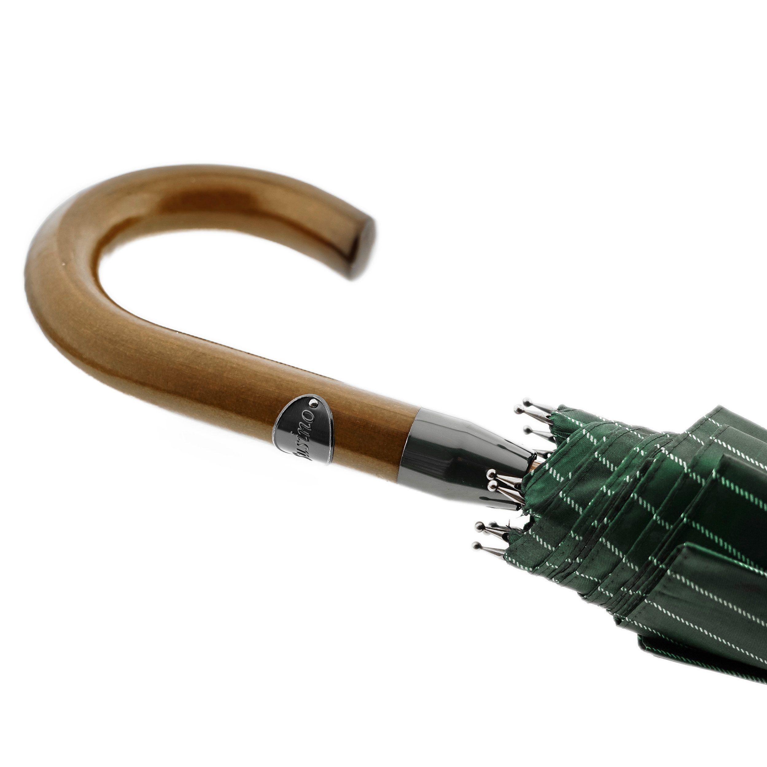 Susino Stockregenschirm mit Holzgriff ø114 cm - Regenschirm, Punkt-Motiv, Automatiköffnung