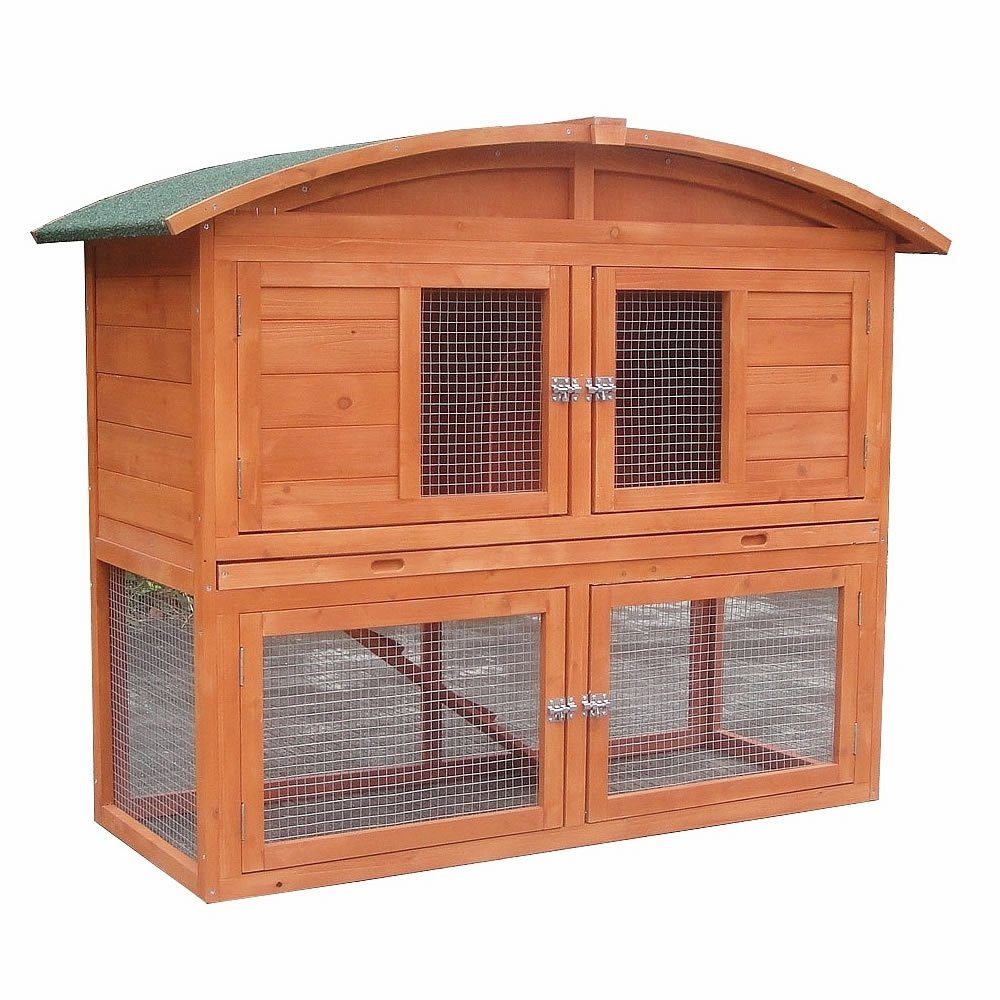 Feel2Home Kleintierkäfig Kleintierhaus Hasenkäfig Freilaufgehege Hamsterstall Mäuse Nager Degus, herausnehmbare Schublade
