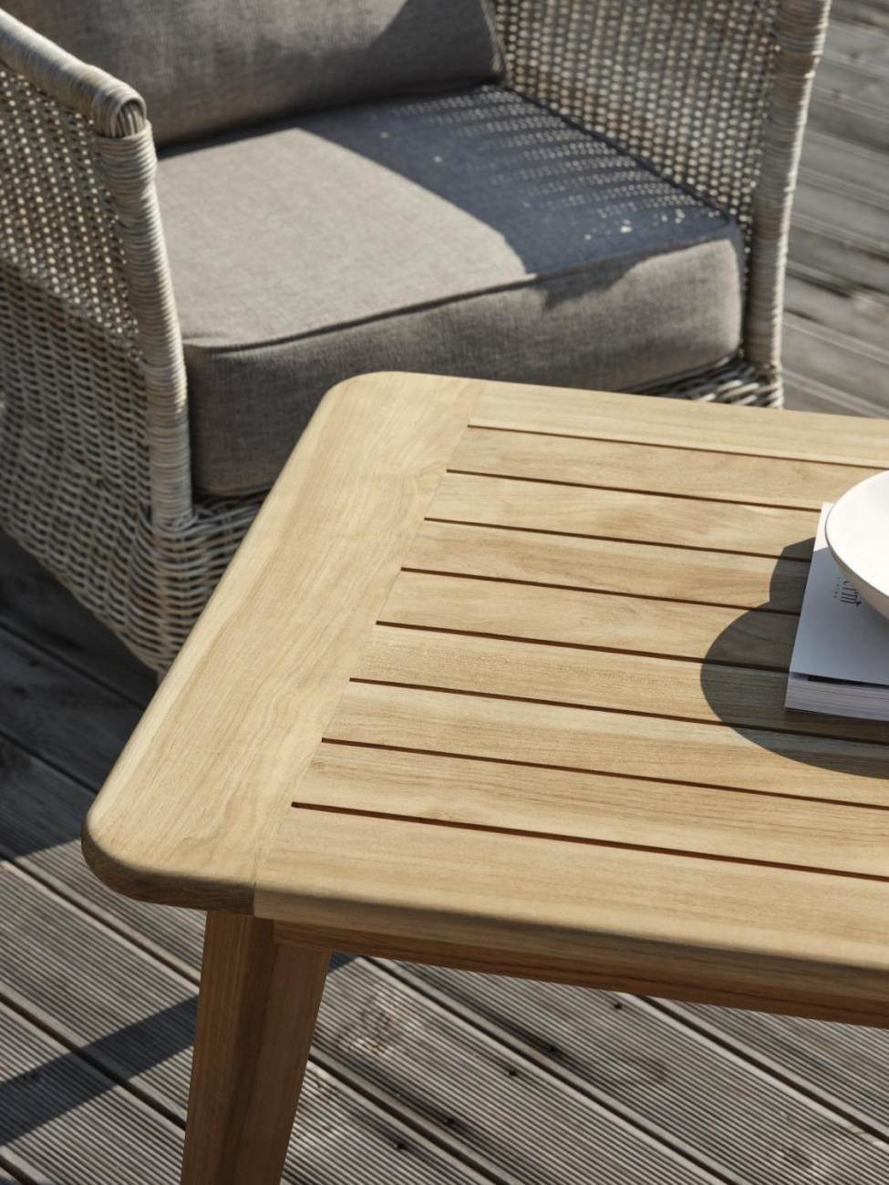 Brafab Couchtisch Lilja aus Teakholz, 140 cm