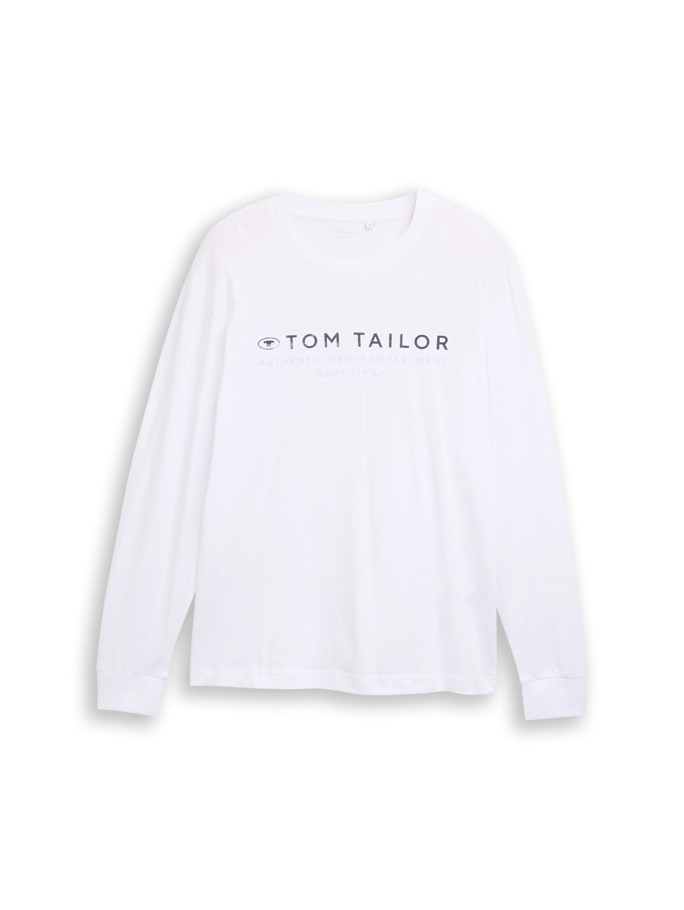 TOM TAILOR Langarmshirt mit Logo Print