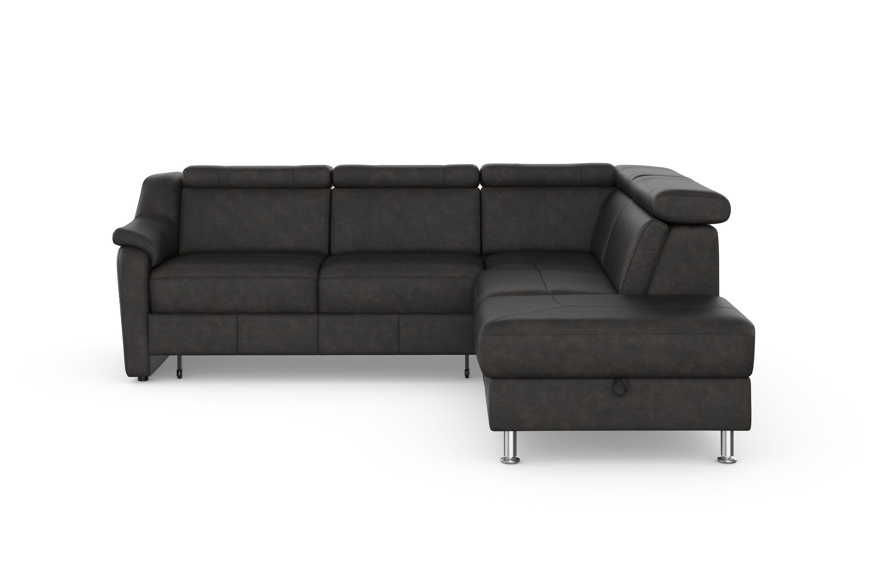 sit&more Ecksofa Freetown L-Form, inklusive Kopfteilverstellung und komfortablem Federkern