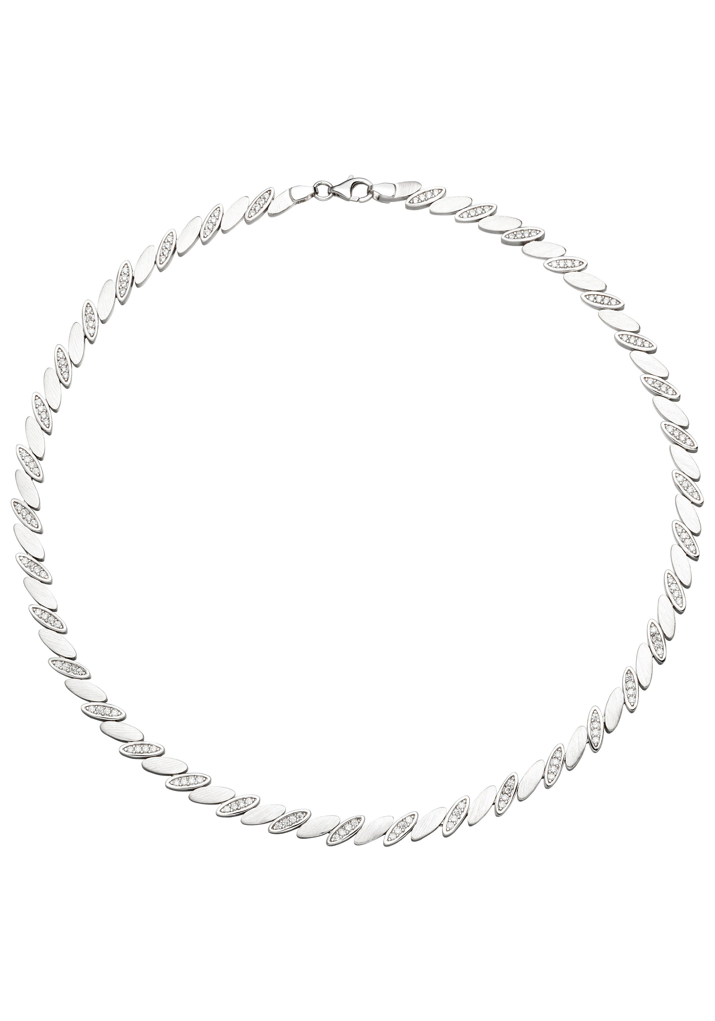 JOBO Collier, 925 Silber mit 144 Zirkoni...