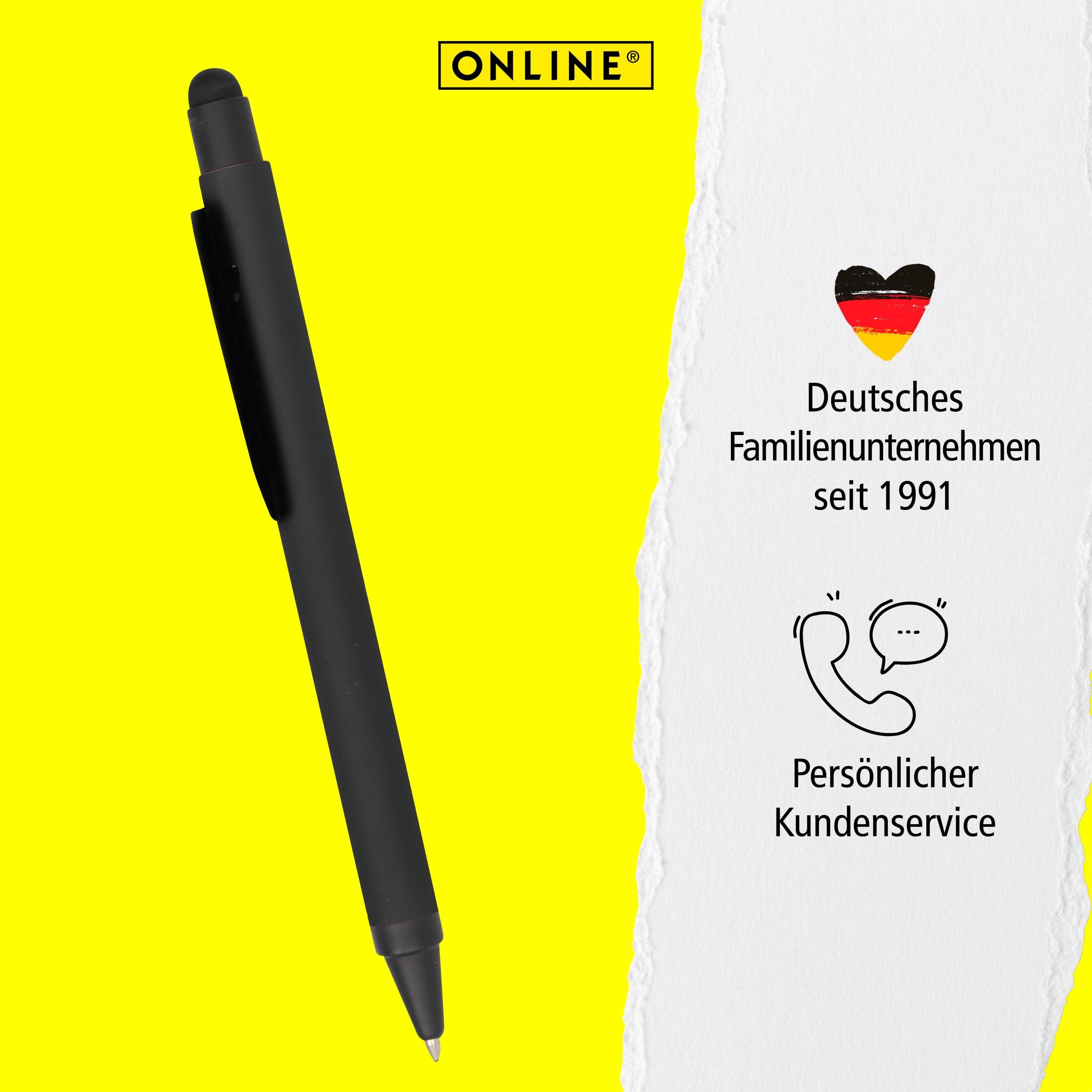 Online Pen Kugelschreiber Alu Stylus Druckkugelschreiber, Black Multimedia-Geräte Stylus-Tip für
