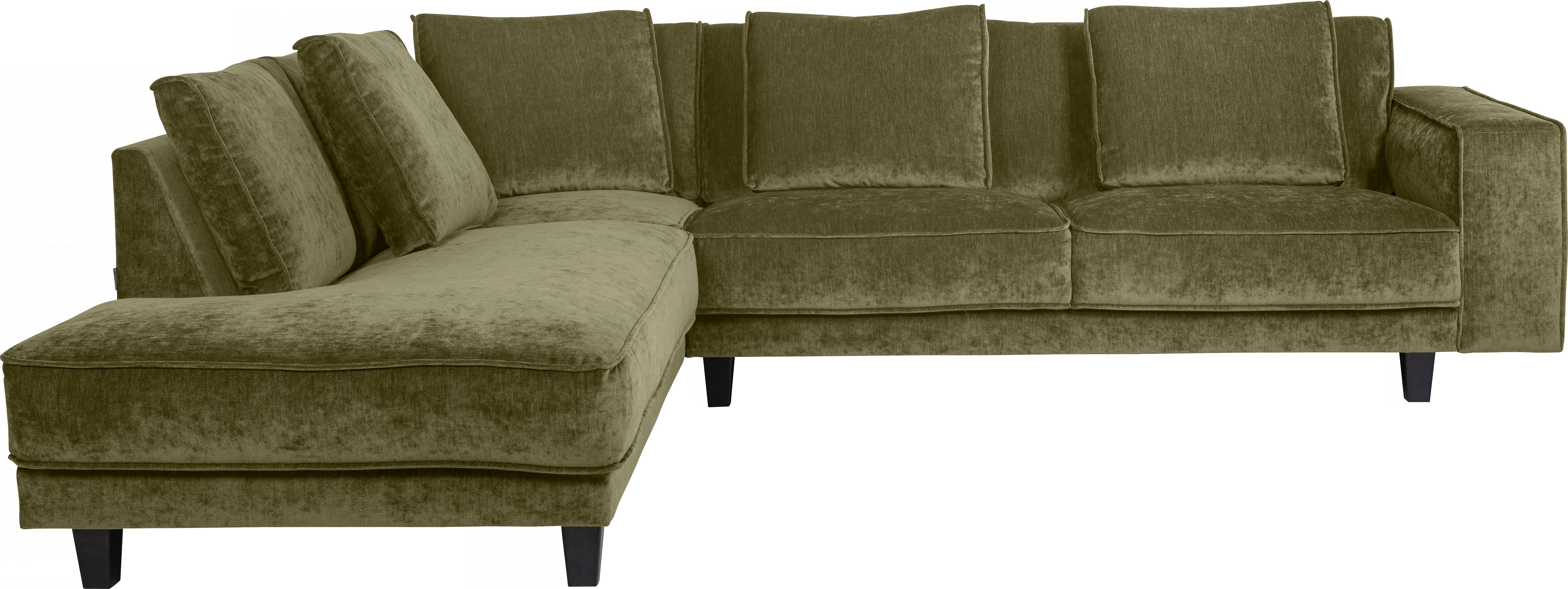 furninova Ecksofa Samba Night, mit attraktiver Spezialnaht, im skandinavischen Design seagrass