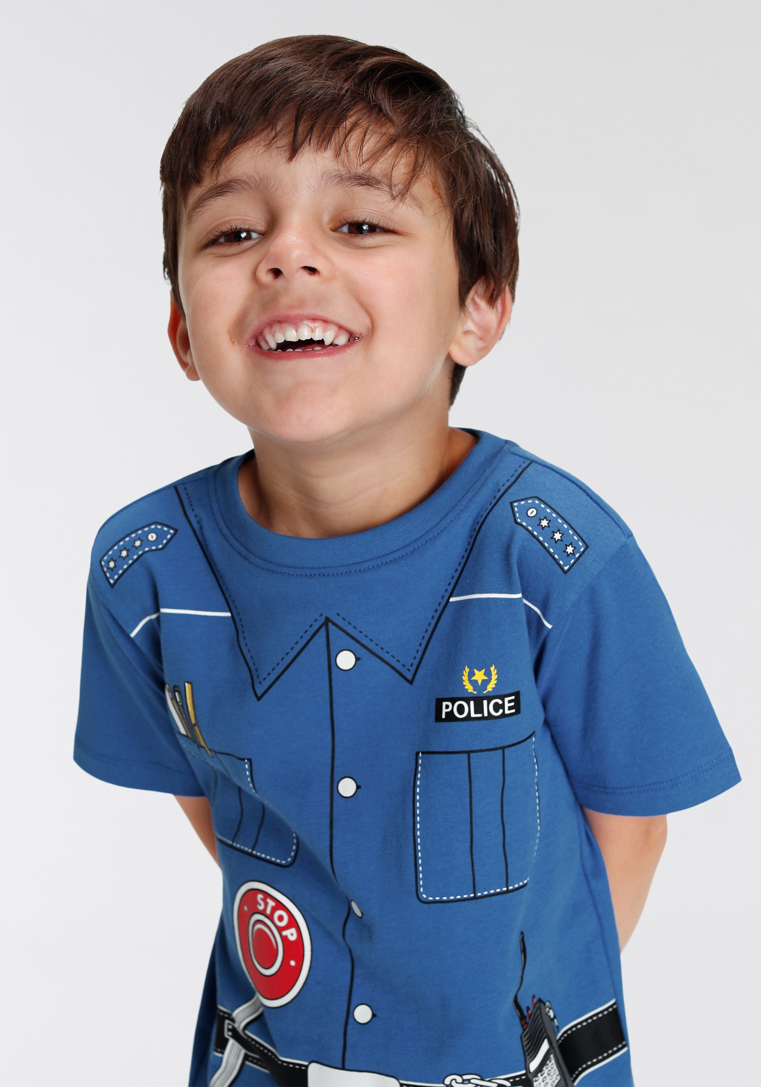 T-Shirt Druck Uniform KIDSWORLD POLIZEI