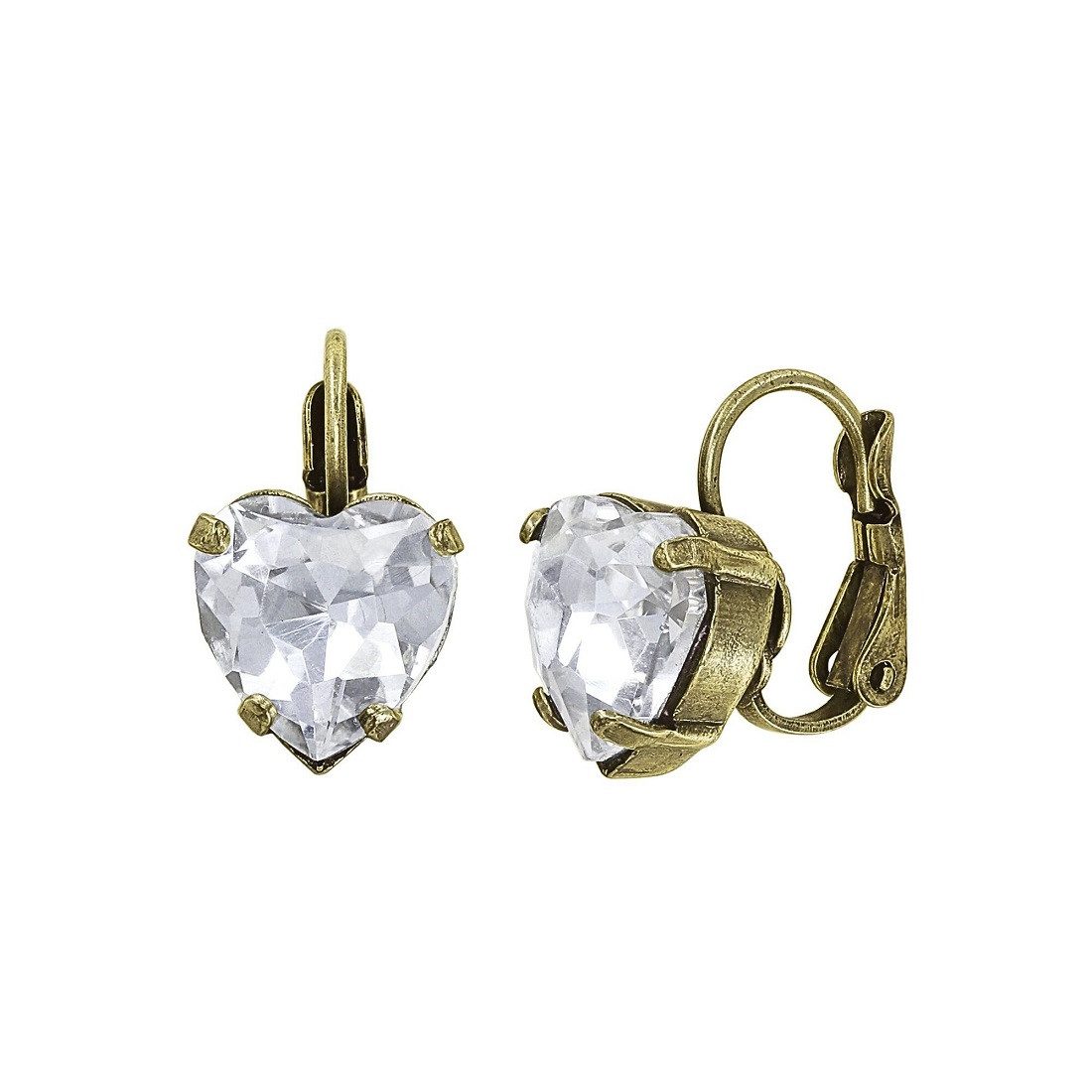 KONPLOTT Paar Ohrhänger Konplott: Ohrringe Hearts for Us