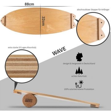 BoarderKING Gleichgewichtstrainer Indoorboard Wave