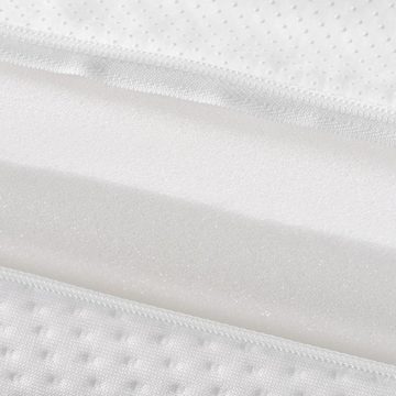 Komfortschaummatratze Matratze mit Antirutschpartikeln, atmungsaktiv und langlebig, 90x200cm, Celya, Ergonomische Compliance