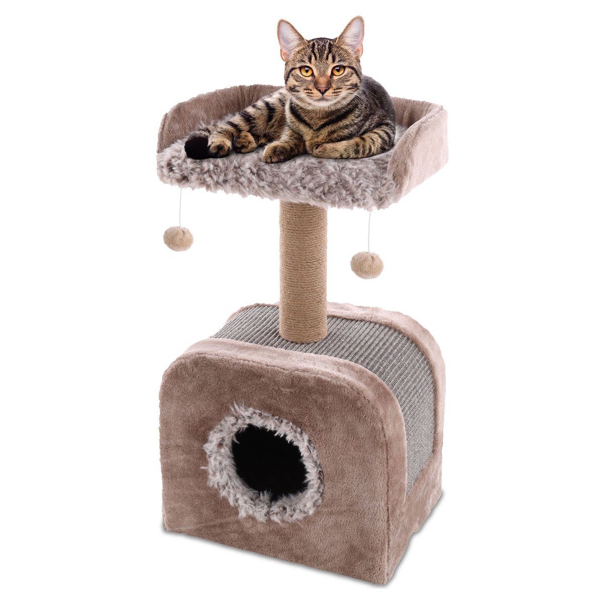 Flamingo Kratzbaum Kratzbaum Oscar taupe