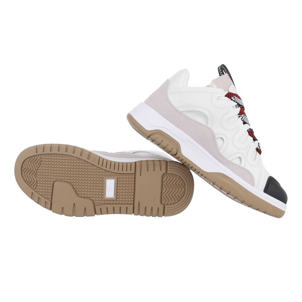 Ital-Design Damen Low-Top Freizeit Sneaker Flach Sneakers Low in Schwarz günstig online kaufen