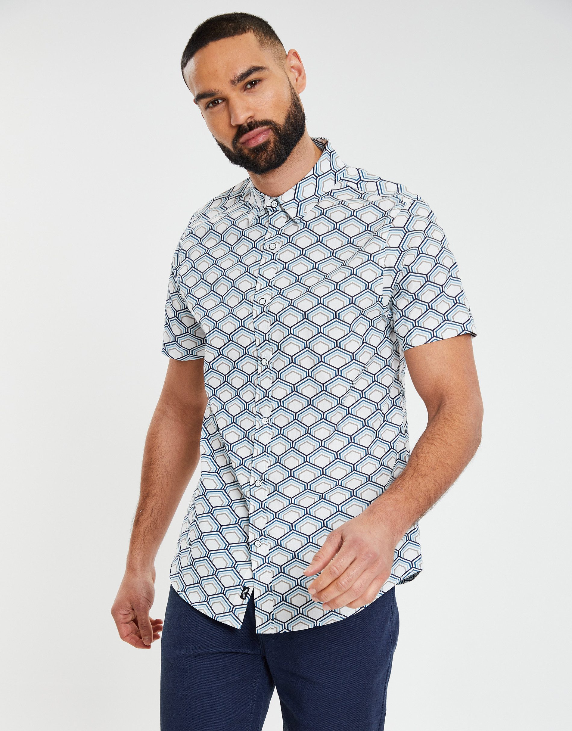Kurzarmhemd THB Shirt S/Slv Birchfield