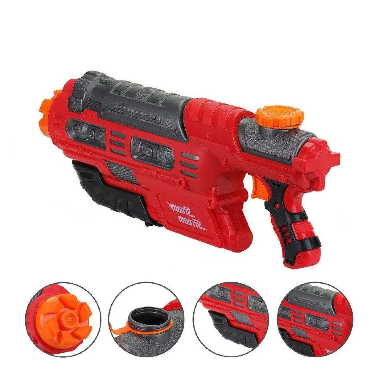 Novzep Wasserpistole 2200ML Wasserpistolen groß mit 10m Reichweite