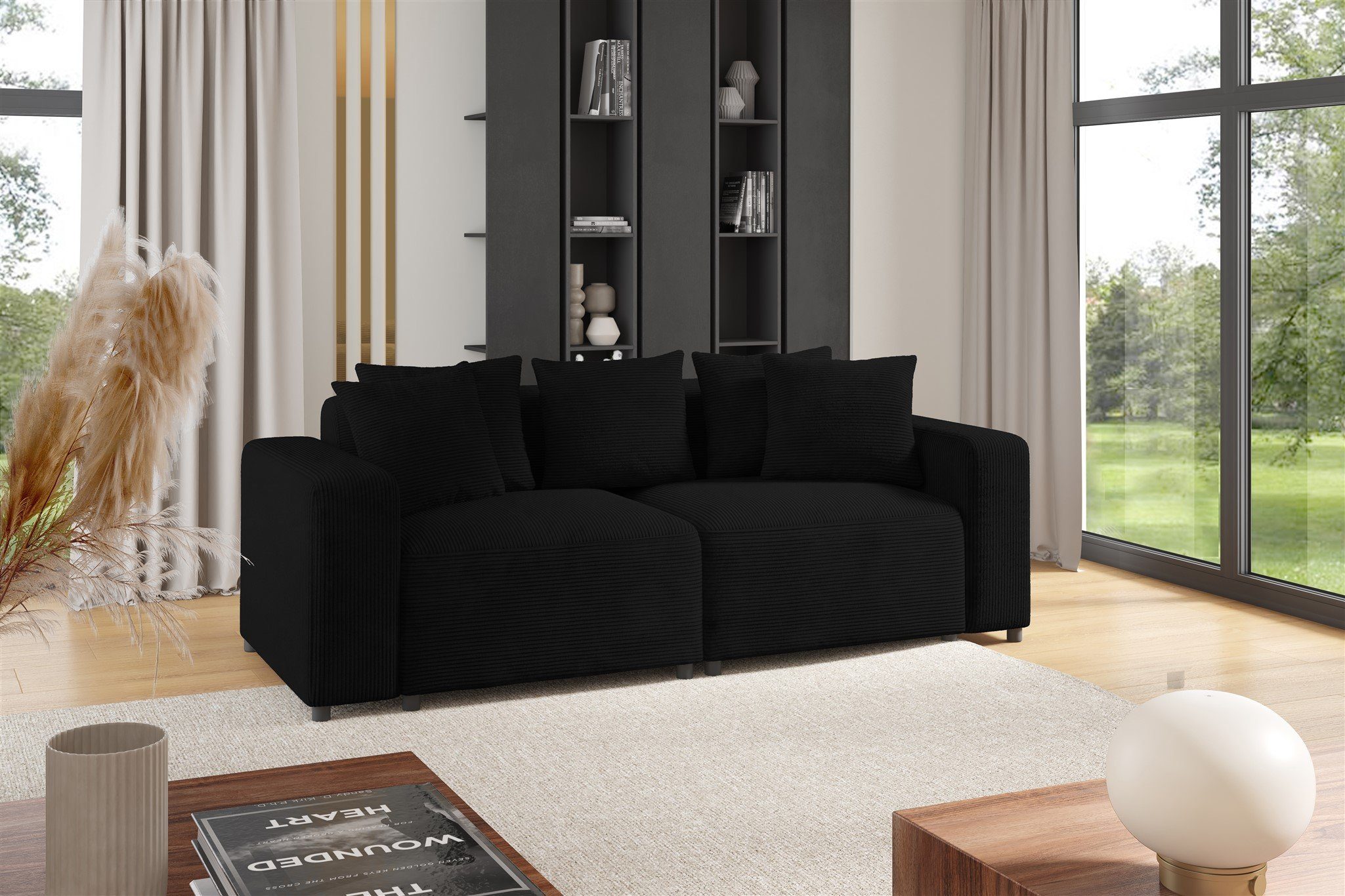 Fun Möbel 2-Sitzer Sofa Designersofa MEGAN günstig online kaufen