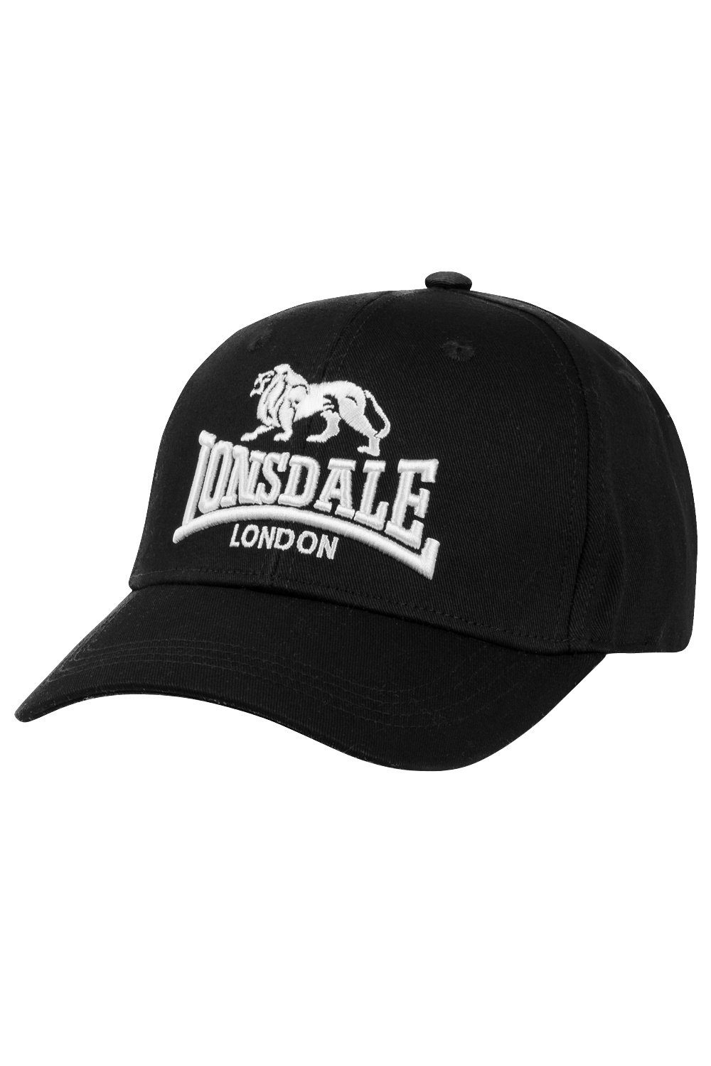 Lonsdale Baseball Cap Lonsdale Unisex Cap SALFORD black/white