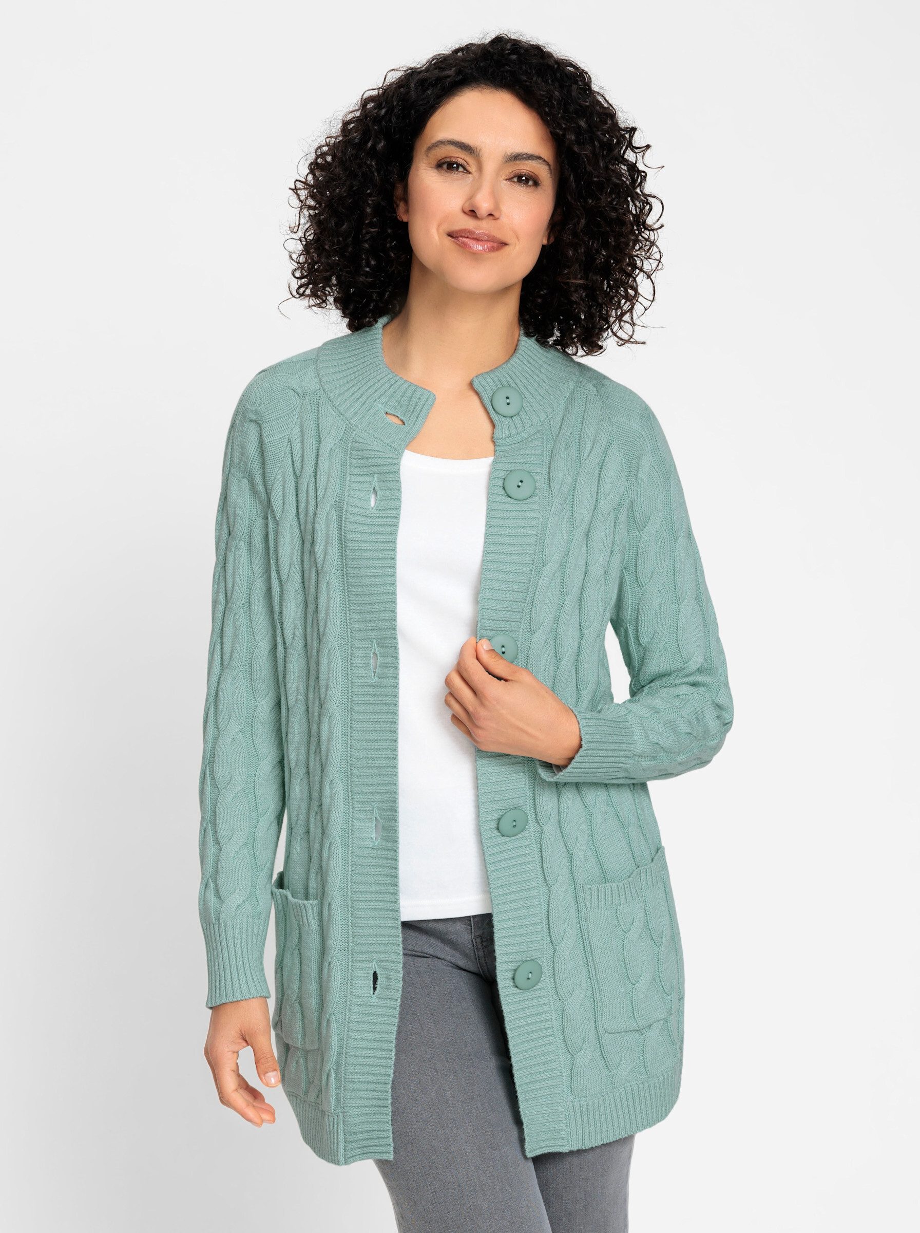 Witt Strickpullover Longstrickjacke günstig online kaufen