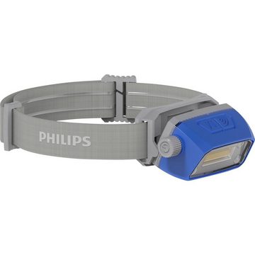 Philips Arbeitsleuchte LED-Kopflampe, Inkl. Stirngurt, Signallicht, Verschiedene Leuchtmoden