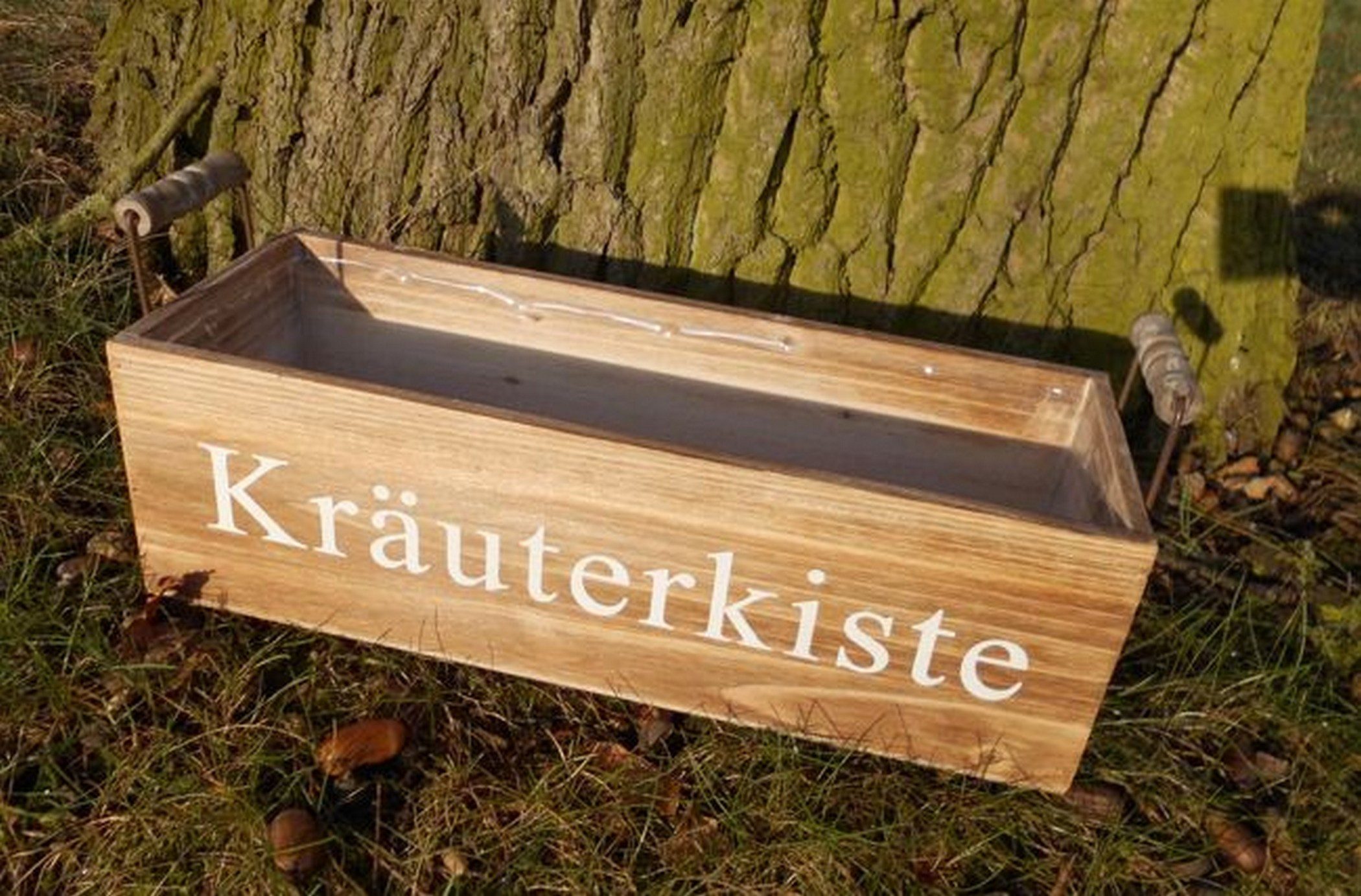 Deko-Impression Kräutertopf Kräuterkiste Kräutergarten Blumentopf Pflanzkis günstig online kaufen