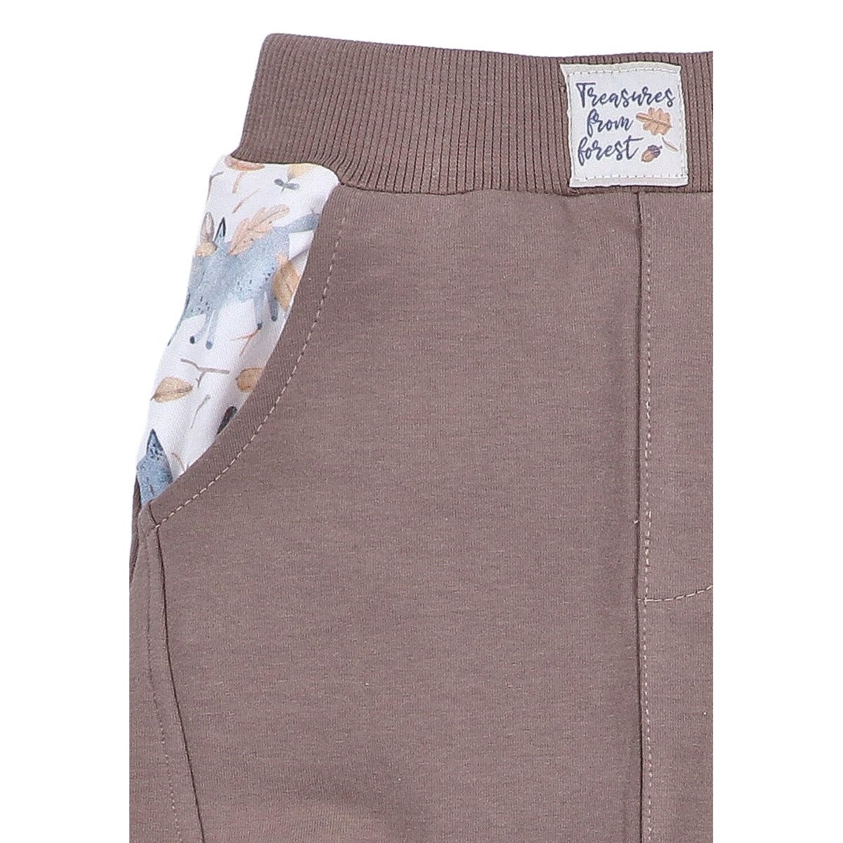 NINI Stoffhose Fuchs Unisex Kinder (1-tlg) Stoffhose, Jogginghose, Jogger, Sporthose, Chino