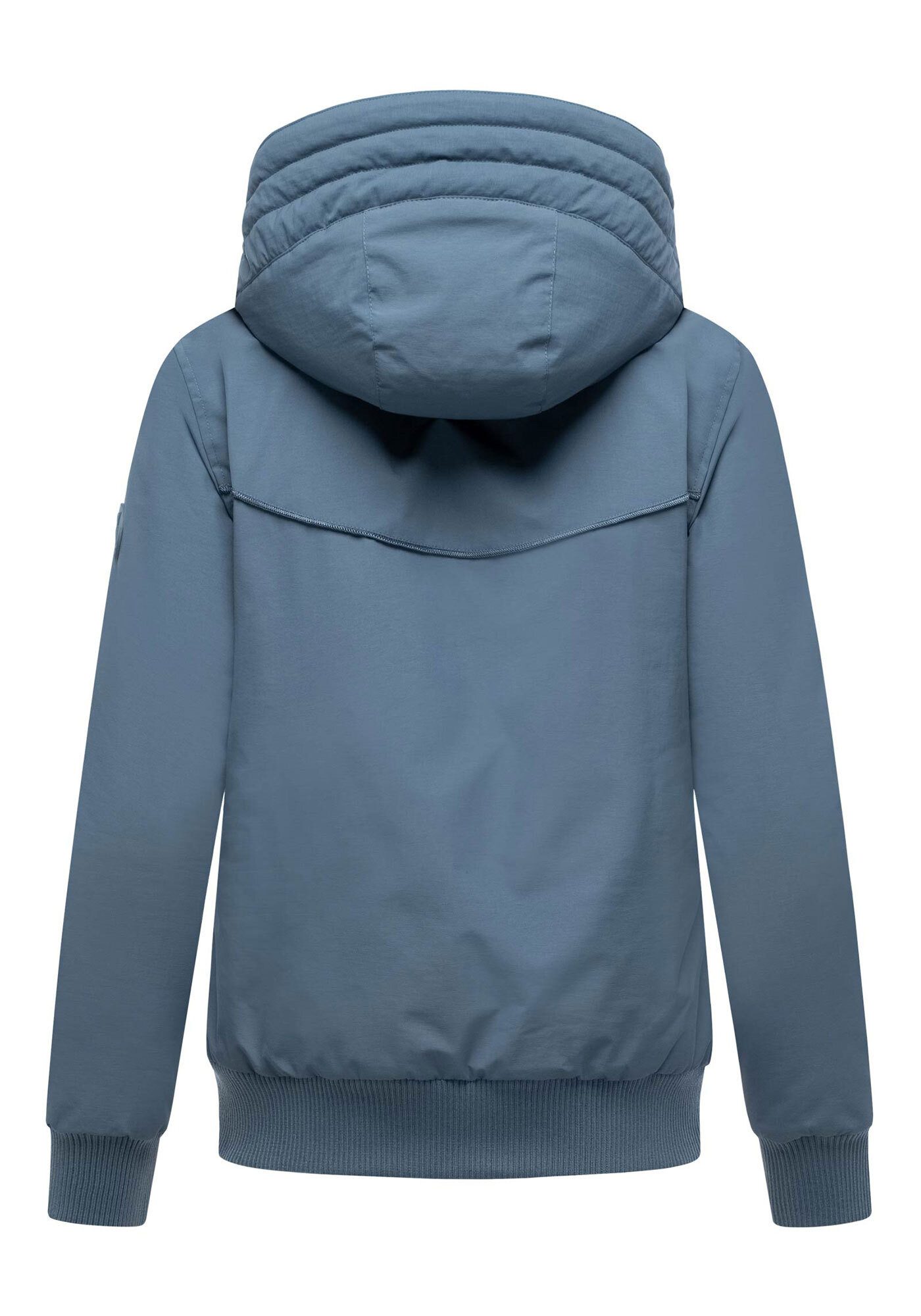 Marikoo Winterjacke Mooni 16 Gefütterte Übergangsjacke mit Kapuze und Kordelzug