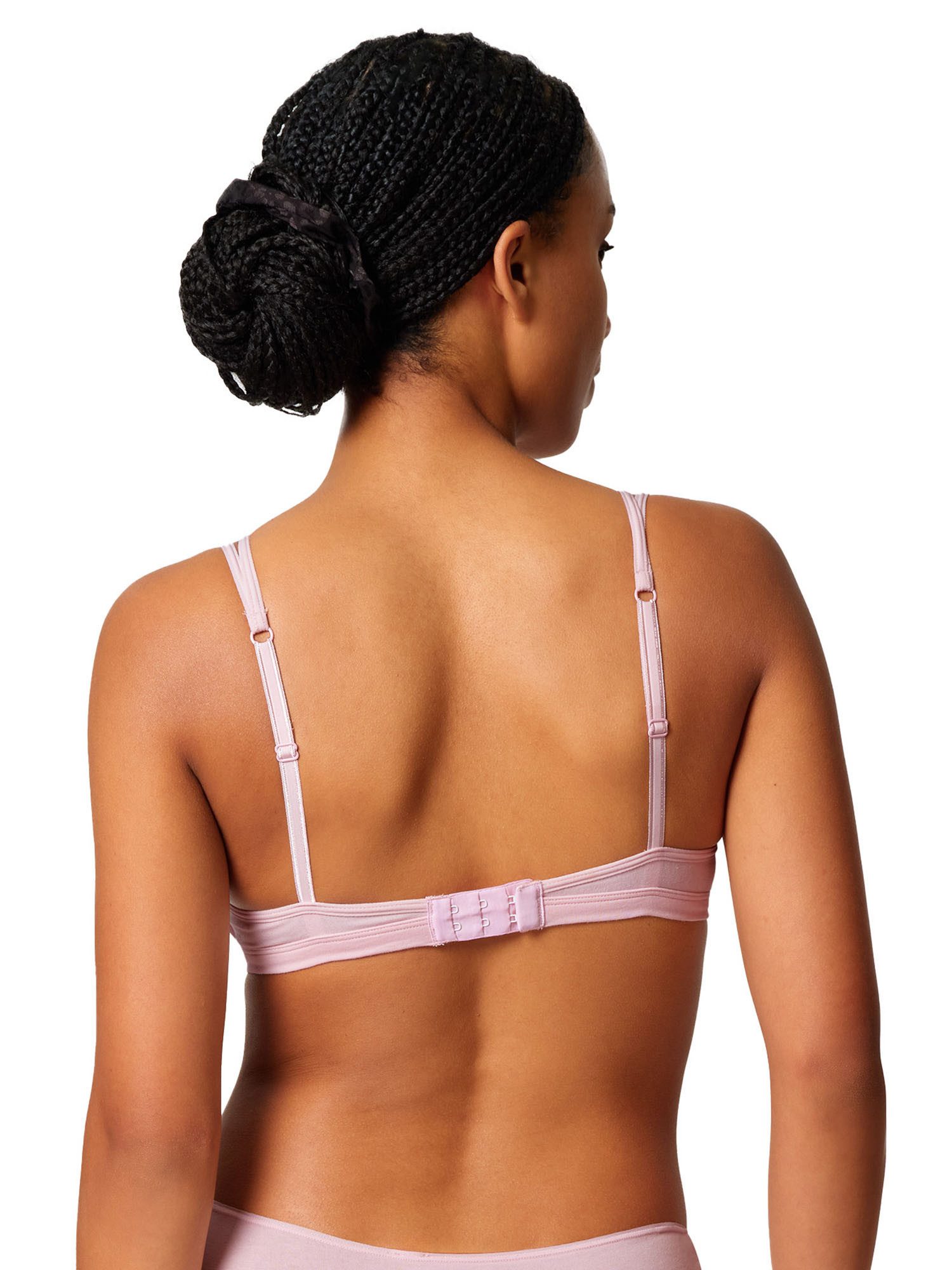 Skiny Schalen-BH Triangel BH mit Schale SKINY ADVANTAGE Cotton Stre (Stück, 1-tlg) vorne Doppelträger aus Falzband