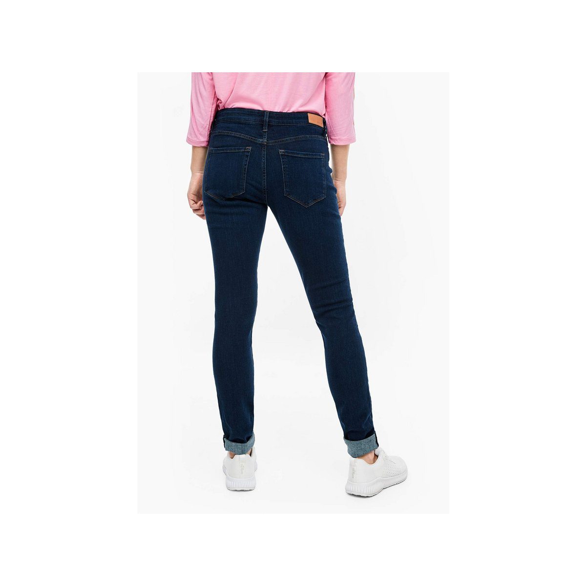 dunkel-blau s.Oliver regular (1-tlg) Skinny-fit-Jeans