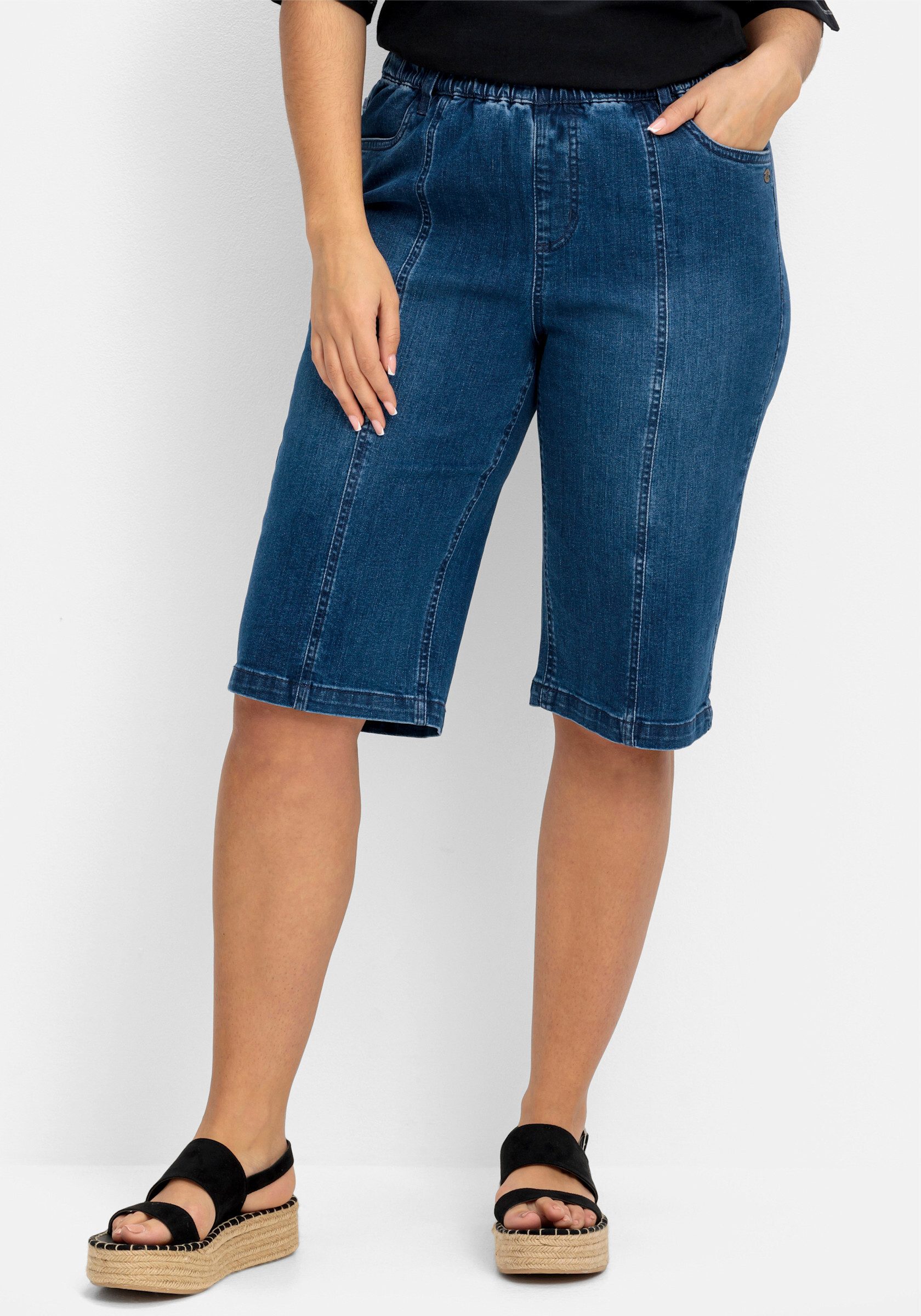Sheego Shorts Jeansbermudas günstig online kaufen