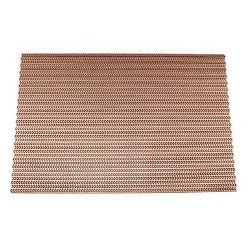 Platzset, Tischset Kupfer PVC Platzset Rautemuster Fleckenschutz 44x30 cm abwasc, Haus und Deko, (1-St)