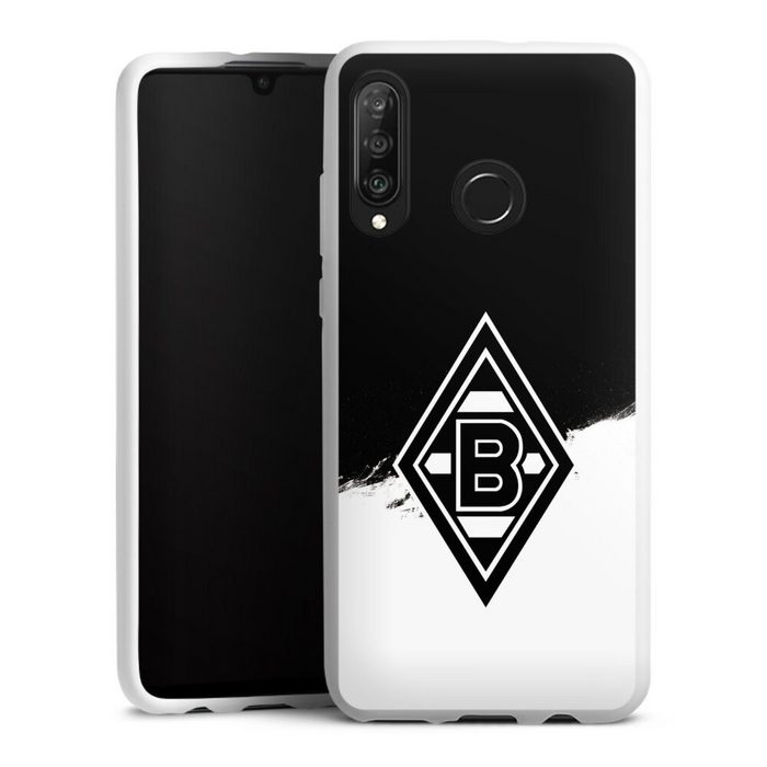 DeinDesign Handyhülle Borussia Mönchengladbach Gladbach Bundesliga Huawei P30 Lite Silikon Hülle Bumper Case Handy Schutzhülle