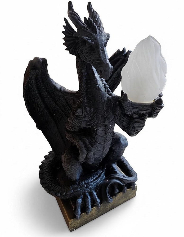 Tischleuchte Gotische Stehleuchte mit Drachen-Design aus hochwertigem Material