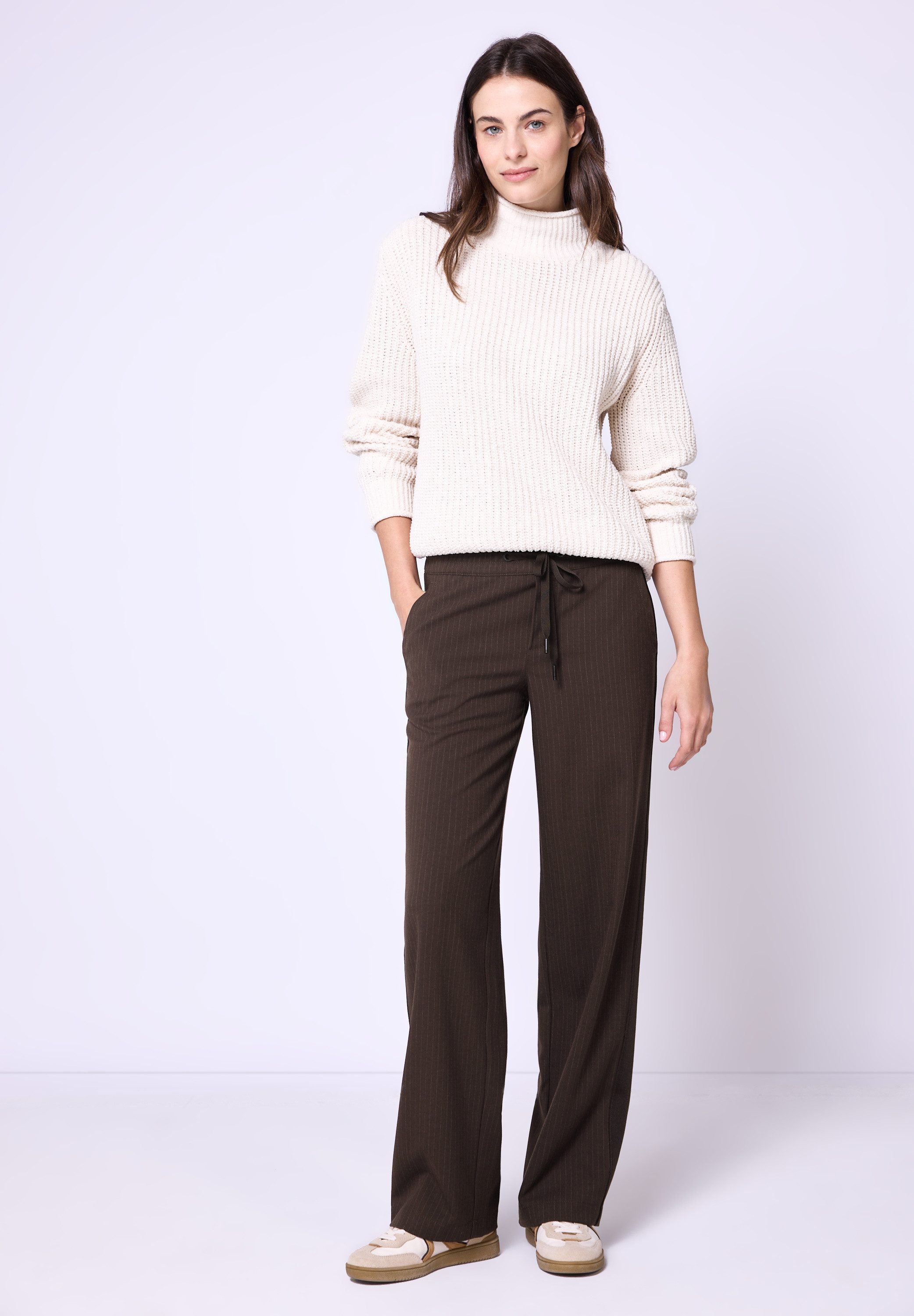 STREET ONE STUDIO Stoffhose Middle Waist