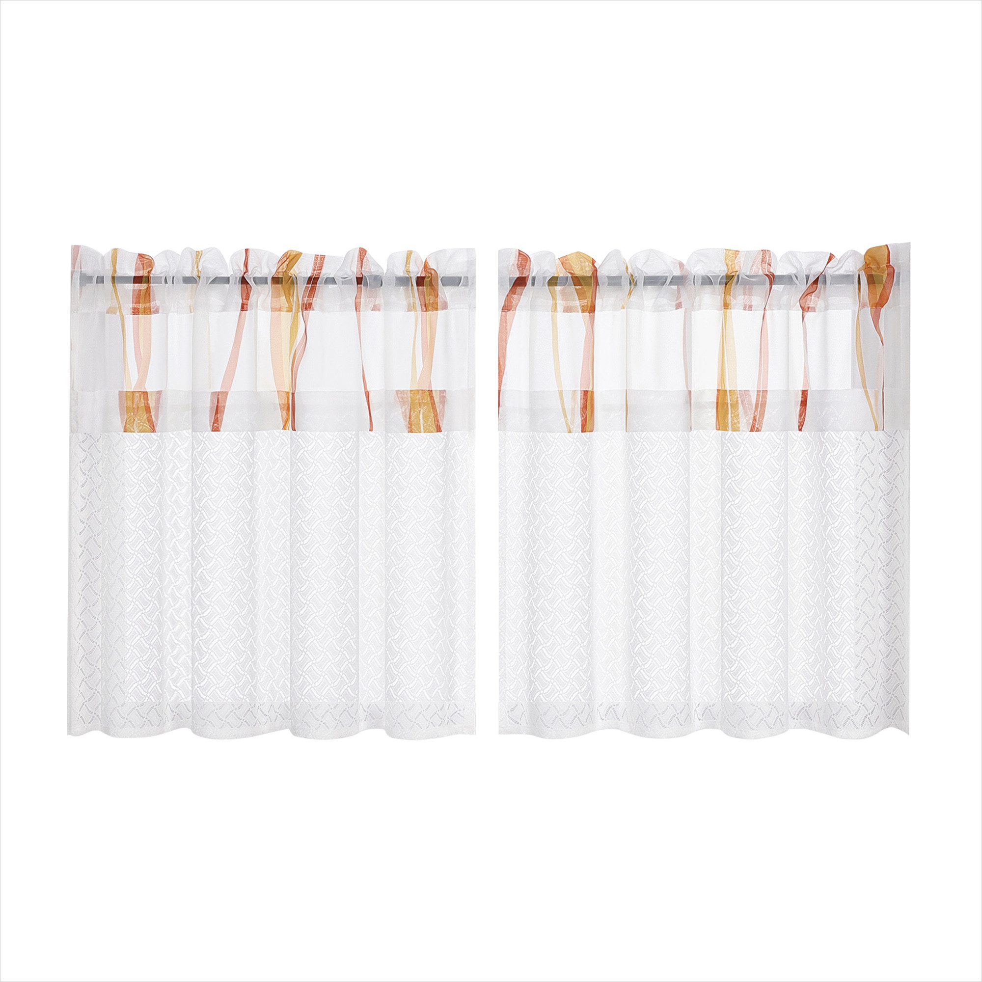 Joyswahl Scheibengardine, Stangendurchzug (2 St), transparent, günstig online kaufen