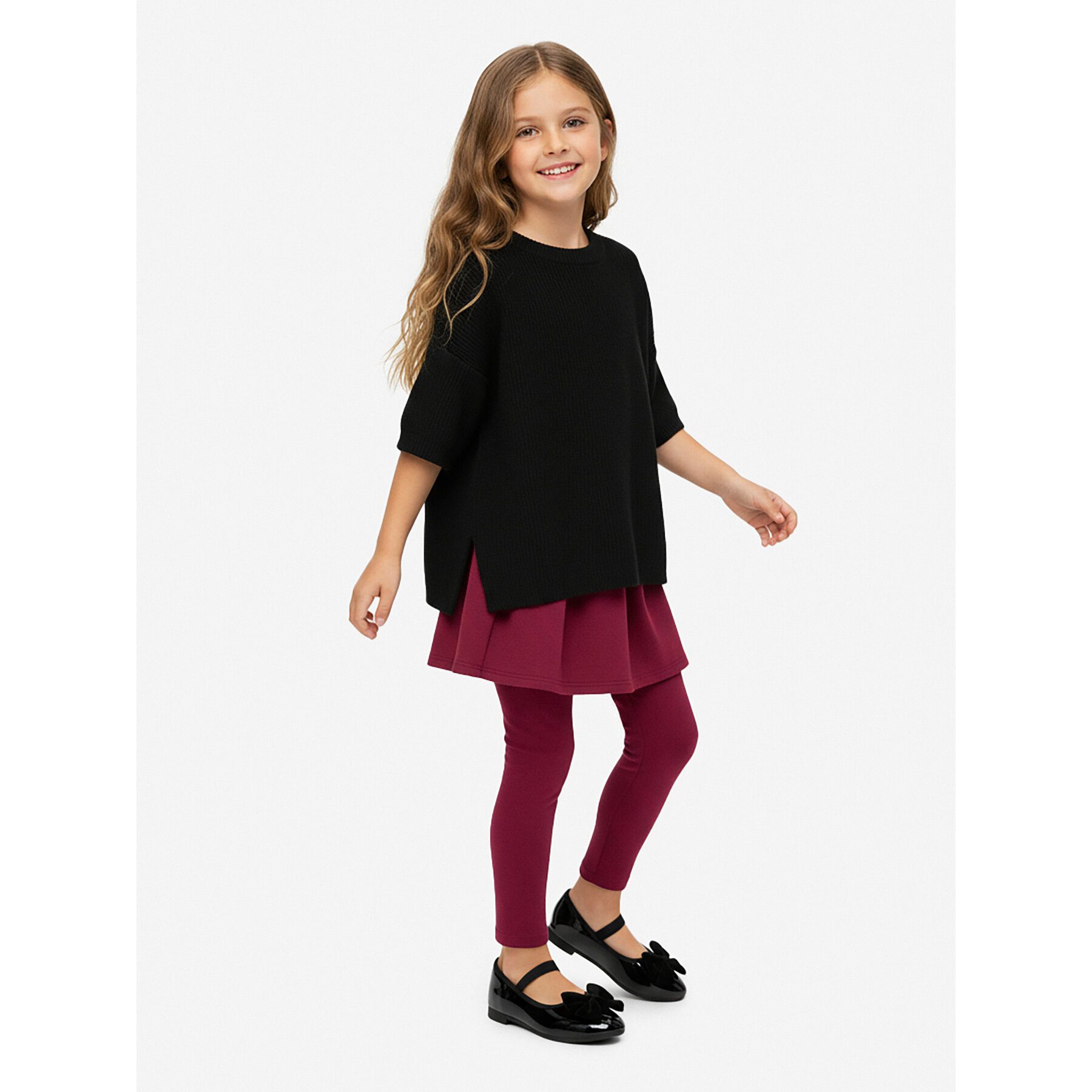 DeeZee Deezee Mädchen Ballerinen 5907964453390 Schwarz Ballerina – Bild 3 von 4