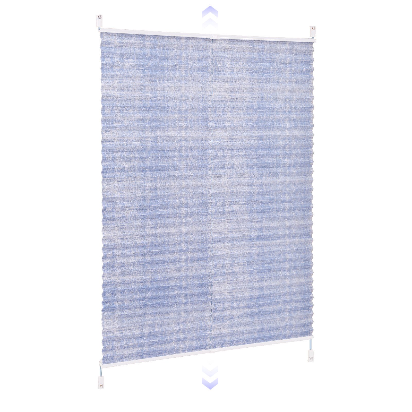 Sekey Plissee Plissee ohne Bohren Lichtschutz Rollo Klemmfix für Fenster & günstig online kaufen