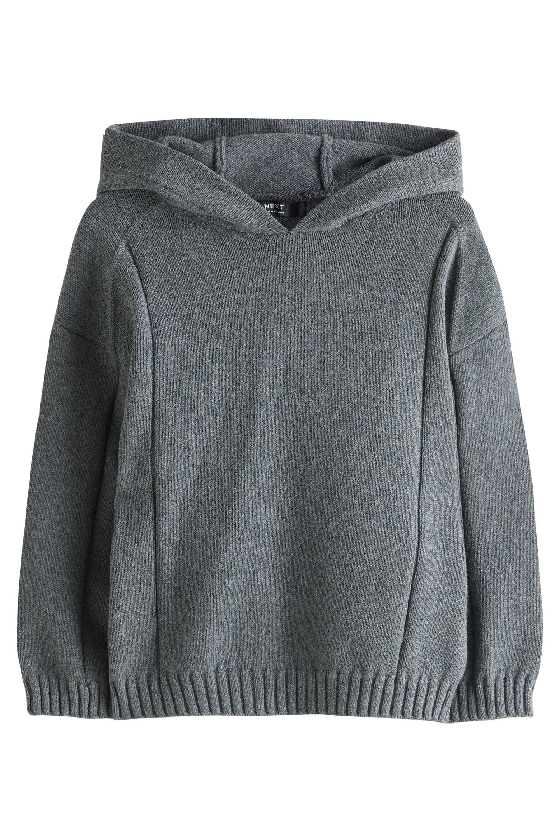 Kapuzenpullover Gestricktes Kapuzensweatshirt