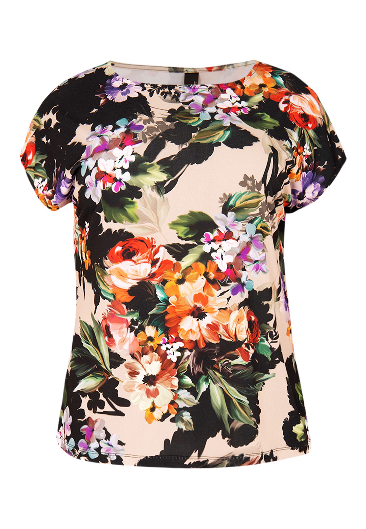 YOEK Tunika Damen Tunika mit Blumenmuster