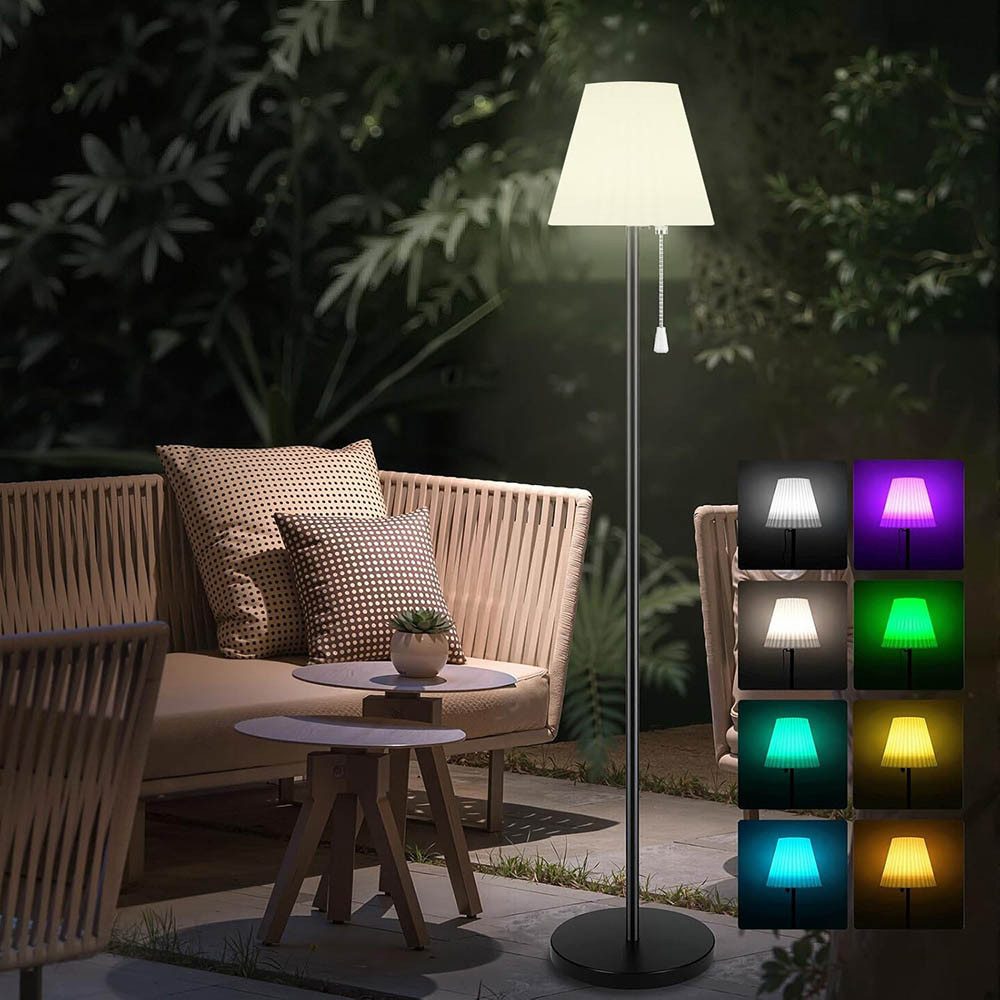 MUPOO Außen-Stehlampe LED Solarlampen Garten Standleuchte günstig online kaufen