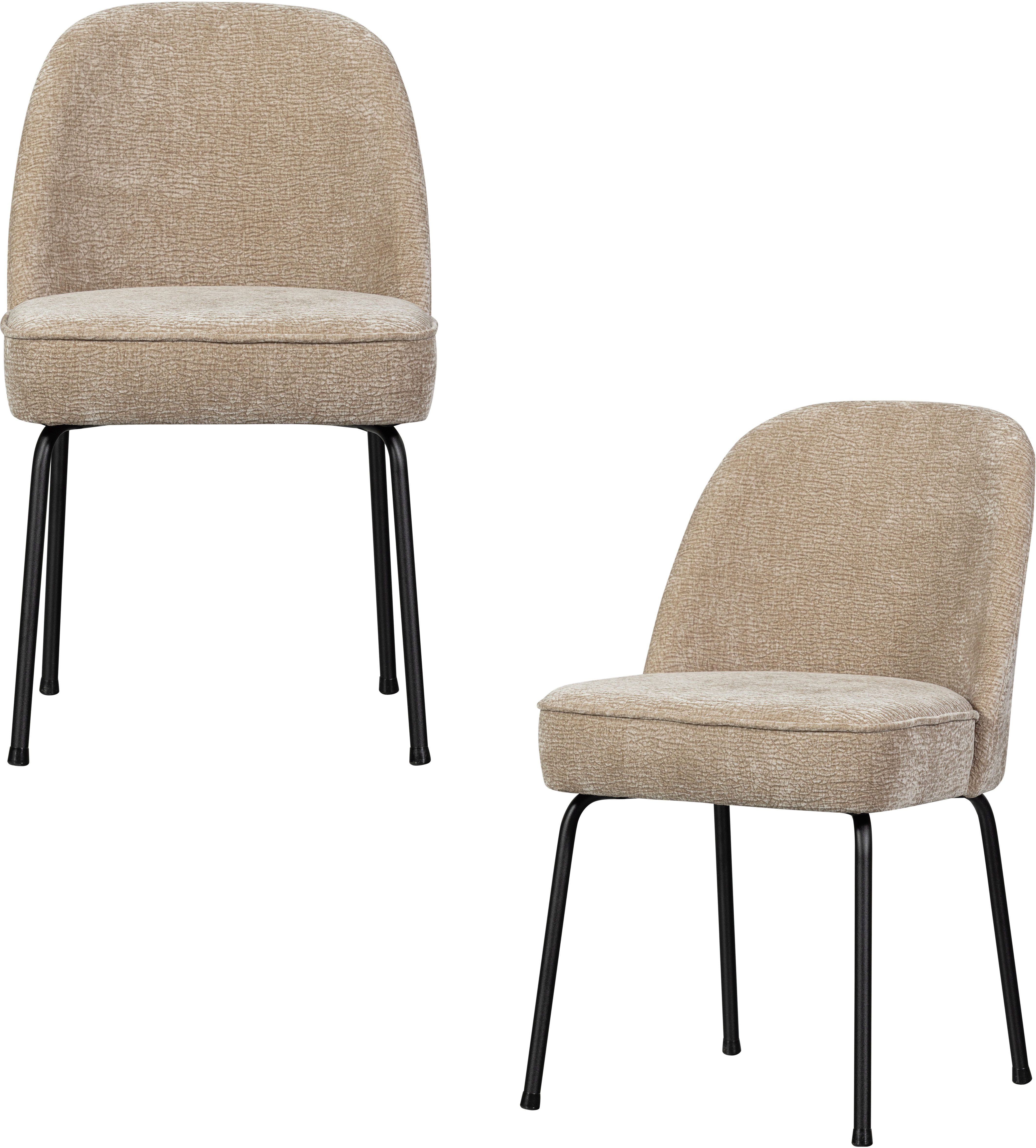 WOOOD Esszimmerstuhl Vogue mit bezug und 3D-Muster, B 50 x T 57 x H 83 cm (2er-Set) (Set, 2 St), Der WOOOD Vogue Stuhl vereint Komfort, Stoff mit 3D-Effekt & Design.