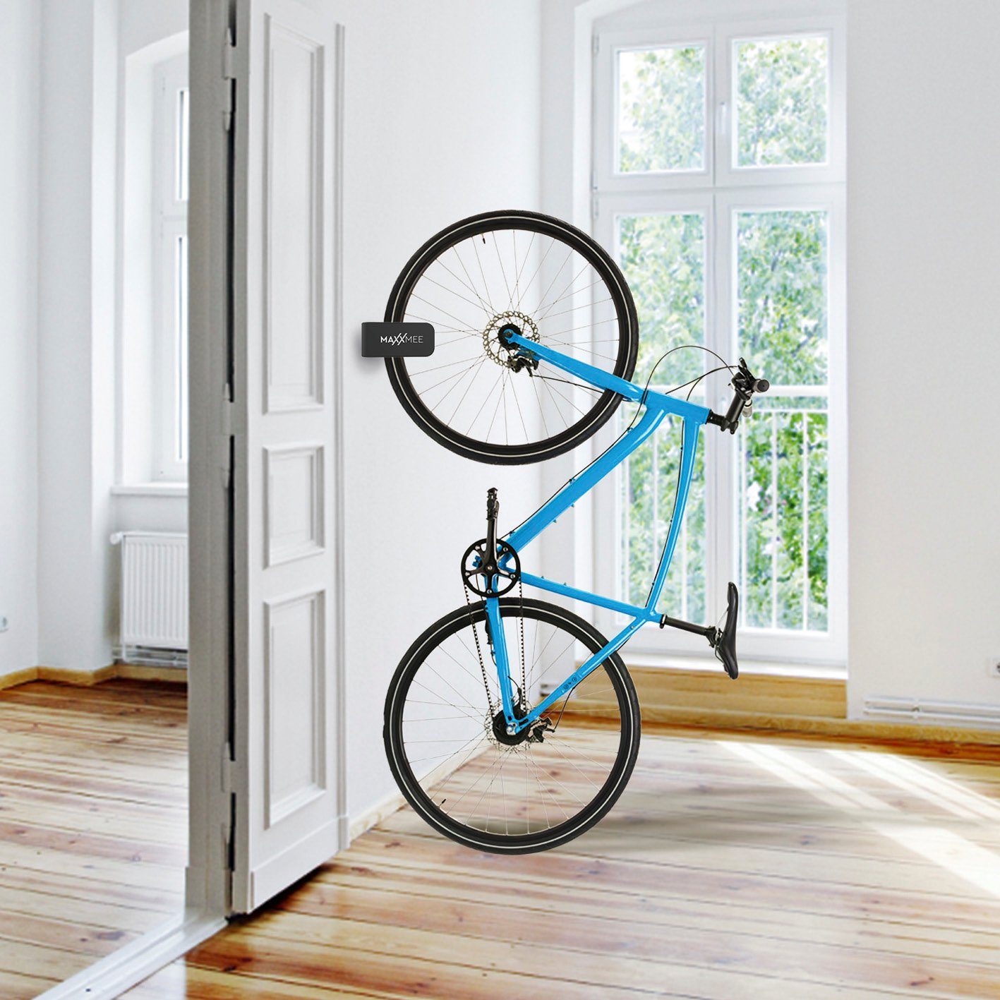 MAXXMEE Fahrradhalter »Fahrrad-Wandhalterung Universal - schwarz/weiß«